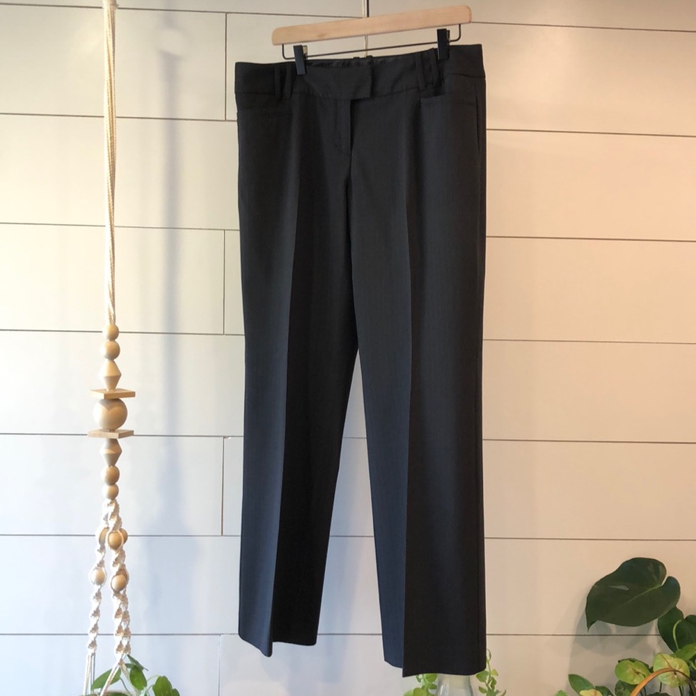 Luxe The Limited- Cassidy Fit Size 12 Gray Pinstripe pants